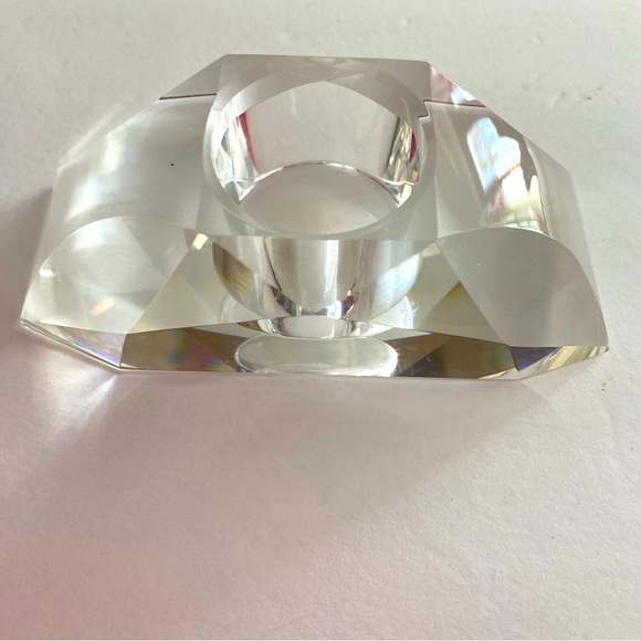 RosenThal crystal votive candle holder. Preowned no chips or cracks. 5” x 2” - Picture 1 of 6